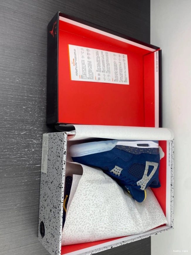 Rep Husky 4 Michigan Jordan (PE) Retro Air AJ4-1036660 0707